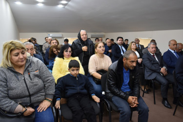 Başçı ərazidə sakinlərlə görüşdü, problem və şikayətlərini dinlədi