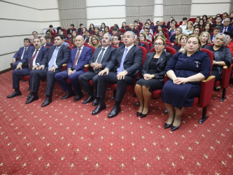 Yasamal rayonunda “23 İl: Milli maraqların qorunması və dövlətçilik strategiyası” mövzusunda tədbir keçirilib