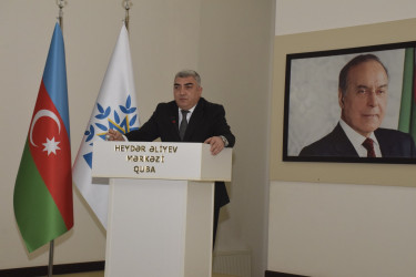Quba rayonunda “Tarixi yaddaşımızda 31 Mart soyqırımı” mövzusunda konfrans keçirilib