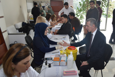 Yasamal rayonunda “Talassemiyasız həyat naminə” qanvermə aksiyası keçirildi