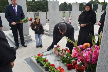 Yasamal rayonunda şəhid Hüseyn Tağıyevin anım mərasimi keçirilib