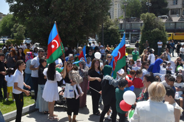 Yasamal parkında “UŞAQLARIN RƏNGLİ DÜNYASI” adlı festival keçirildi