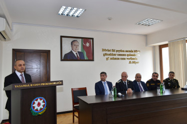 Yasamalda Prokurorluq işçilərinin peşə bayramı qeyd edilib