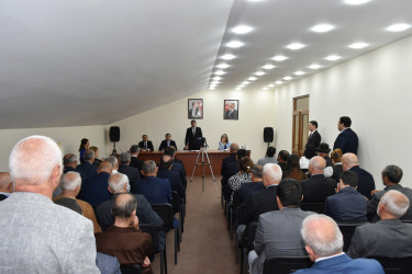 İcra başçısı sakinlərlə görüşdü, təklif və müraciətləri qəbul etdi