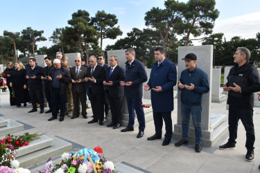Yasamal rayonunda şəhidlərin xatirəsi anılıb