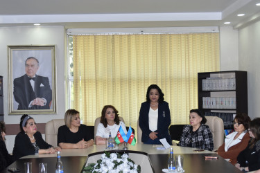 Qurban bayramı ərəfəsində şəhid ailələri ilə görüş təşkil olundu
