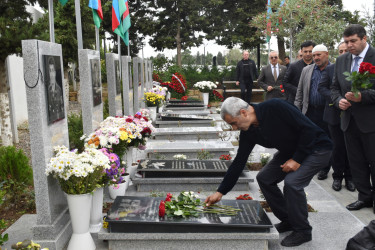 Yasamal rayonunda şəhidlərin anım mərasimi keçirilib