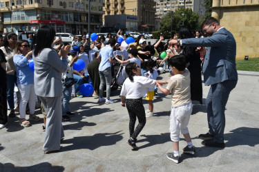 Yasamal parkında “UŞAQLARIN RƏNGLİ DÜNYASI” adlı festival keçirildi
