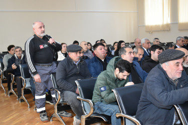 Yasamalda əhali ilə görüş: İcra Başçısı sakinləri dinlədi