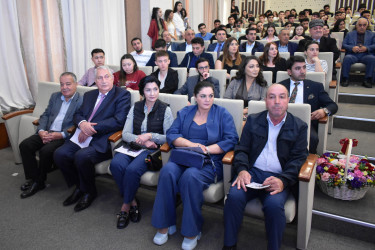 Yasamal rayonnda yerləşən Azərbaycan Milli Konservatoriyasında Azərbaycanın xalq artisti, xanəndə Mənsum İbrahimovun 65 illik yubileyi münasibətilə tədbir keçirilib.