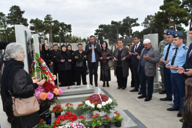 Yasamal rayonunda şəhid Hüseyn Tağıyevin anım mərasimi keçirilib