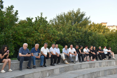 Yasamal rayon parkında axşam konserti keçirildi