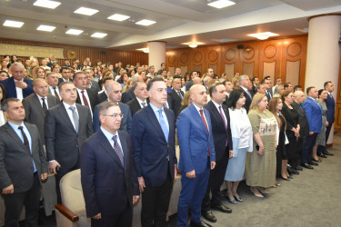 Yasamal rayon ictimaiyyəti 28 may Müstəqillik Gününü qeyd edib