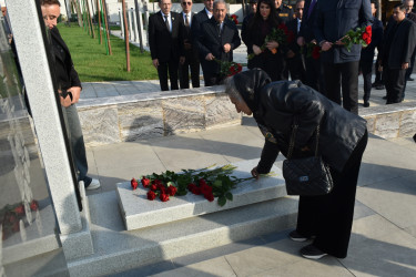 Şəhid Bəxşəliyev Natiq Saleh oğlunun anım mərasimi keçirilib