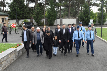Yasamal rayonunda şəhid Hüseyn Tağıyevin anım mərasimi keçirilib