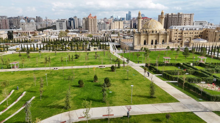 Azərbaycan Respublikasının Prezidenti İlham Əliyev Bakıda Mərkəzi Parkın üçüncü hissəsinin açılışında iştirak edib