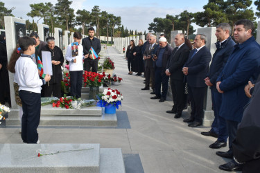 Yasamal rayonunda şəhidlərin xatirəsi anılıb