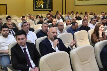 İstehlak bazarında fəaliyyət göstərən sahibkarlıq subyektləri ilə maarifləndirici görüş keçirilib
