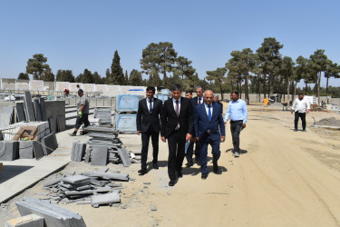 Yasamal RİH-in başçısı İkinci Fəxri Xiyabanda aparılan işlərlə tanış olub