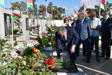 Yasamal rayonunda Vətən müharibəsinin şəhidi anılıb