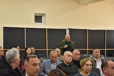 İcra Başçısı Yasamal sakinləri ilə görüşdü