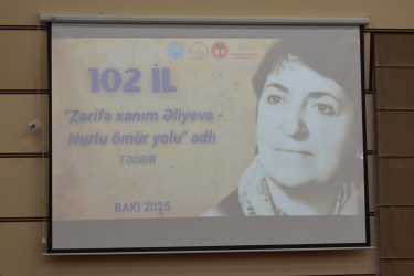 Yasamal rayon ictimaiyyəti Zərifə xanım Əliyevanın xatirəsini əziz tutur