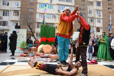 Yeni Yasamalda Novruz şənliyi