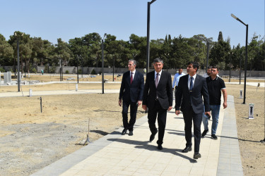 Yasamal RİH-in başçısı İkinci Fəxri Xiyabanda aparılan işlərlə tanış olub
