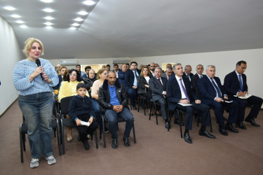 Başçı ərazidə sakinlərlə görüşdü, problem və şikayətlərini dinlədi