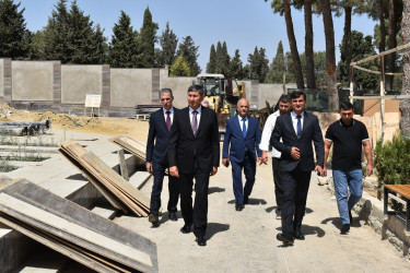 Yasamal RİH-in başçısı İkinci Fəxri Xiyabanda aparılan işlərlə tanış olub