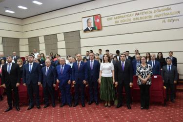 Yasamal rayon ictimaiyyəti Müstəqillik Gününü qeyd edir