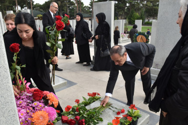 Yasamal rayonunda şəhid Hüseyn Tağıyevin anım mərasimi keçirilib