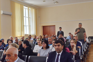 Başçı sakinlərlə görüşdü, müraciət, təklif və şikayətləri qəbul etdi