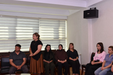 Yasamal RİH-də şəhid övladları ilə görüş keçirilib