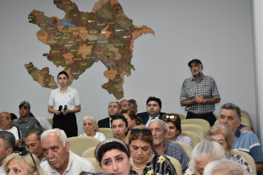 İcra Başçısı Yasamal sakinləri ilə birbaşa ünsiyyətdə oldu