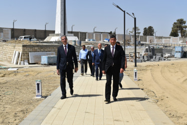 Yasamal RİH-in başçısı İkinci Fəxri Xiyabanda aparılan işlərlə tanış olub