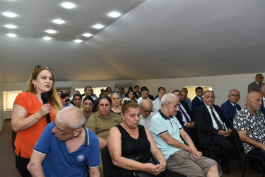 Yasamal rayonunda növbəti səyyar qəbul keçirilib