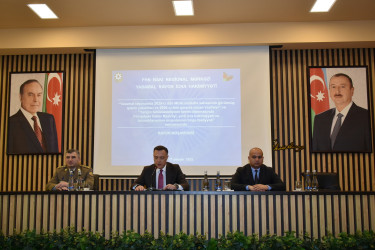 Yasamal rayonunda mülki müdafiə və yanğın təhlükəsizliyinə dair müşavirə keçirilib