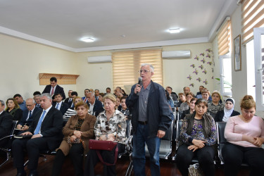 İcra Başçısı sakinlər üçün səyyar qəbul keçirdi, sual və müraciətlərinə cavablar verdi