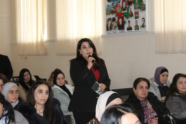 “Narkomaniya ümumbəşəri bəladır” mövzusunda maarifləndirici tədbir keçirilib