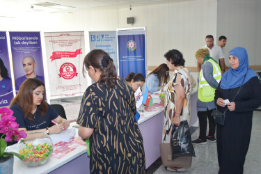 Yasamal rayonunda qadınların onkoloji müayinəsi təşkil olunub