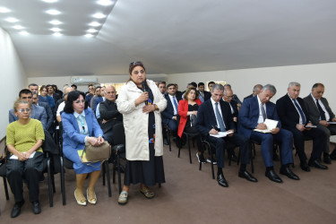 İcra Başçısı Yasamal sakinləri ilə bir araya gəldi