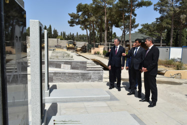 Yasamal RİH-in başçısı İkinci Fəxri Xiyabanda aparılan işlərlə tanış olub