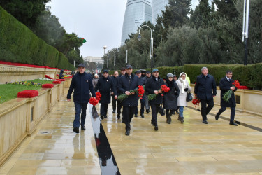 Yasamal rayon ictimaiyyəti  20 yanvar şəhidlərini yad edib
