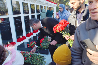 Yasamalda 20 Yanvar faciəsinin 35-ci ildönümü silsilə tədbirlərlə yad edilib