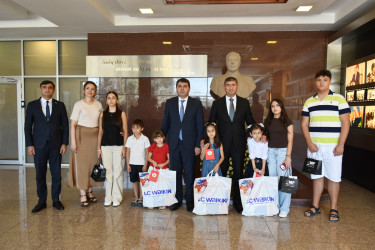 Yasamal RİH-də şəhid övladları ilə görüş keçirilib