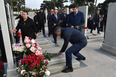 Yasamal rayonunda şəhidlərin xatirəsi anılıb