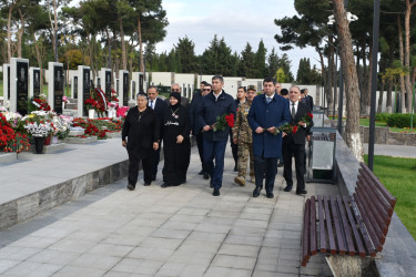 Yasamal rayonunda şəhidlərin xatirəsi anılıb