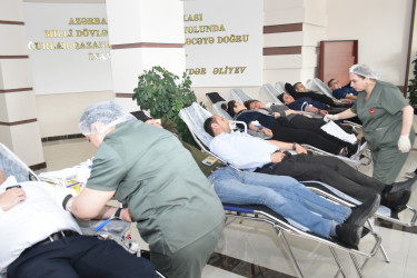 Yasamal rayonunda “Talassemiyasız həyat naminə” qanvermə aksiyası keçirildi