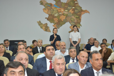 İcra Başçısı ərazidə sakinlərlə görüşdü